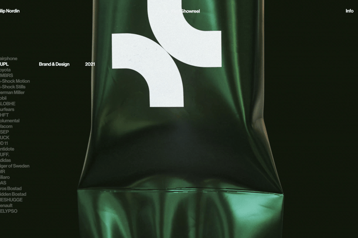 Filip Nordin website preview